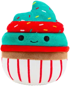 Squishmallows Squeaky pehmolelu joulu 9cm - 3