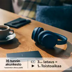 Sony langattomat vastamelusankakuulokkeet WH-CH720NL sininen - 10