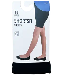 House naisten saumattomat shortsit 102YKS007S - BLACK - 3