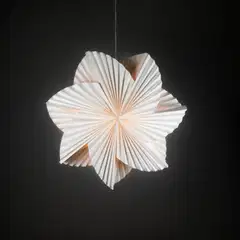 Konstsmide Paperitähti 5949-200, Hyrrä 80Cm Valkoinen, E14 sis. johtosarjan - 2