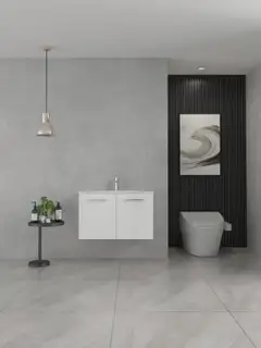 Kaisla PVC allaskaappi 80 cm ovilla - 3