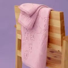 Moomin Arabia Muumi kylpypyyhe 70x140  Sydänkäpyset. v.pun.GOTS - 2