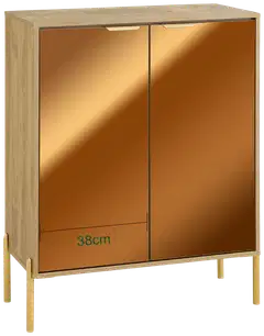 SoBuy kenkäkaappi vaalea tammi FSB96-G - 3