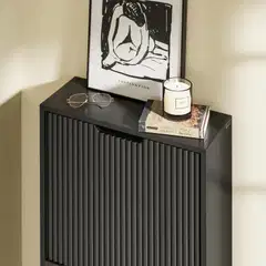 SoBuy kenkäkaappi musta FSR204-SCH - 4