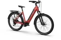 Helkama CX 27,5" Kaupunkisähköpyörä 9-vaihdetta runko 50 cm punainen - 2