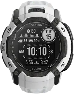 Garmin Instinct 2X Solar luonnonvalkoinen GPS-älykello - 1