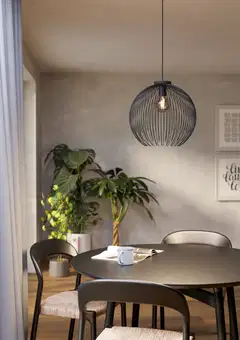 EGLO riippuvalaisin Venezuela E27 musta - 5