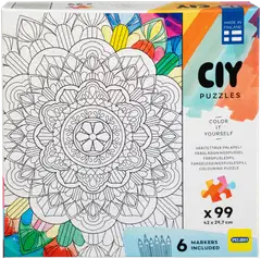 Peliko palapeli Color it Yourself 99 palaa tussit, erilaisia - 3