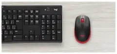Logitech langaton hiiri M190 punainen - 6