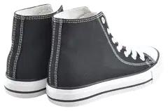 House naisten varrelliset tennarit Lily Hi - BLACK - 2