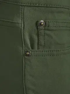 House naisten stretch-housut 222H262908 - green - 5