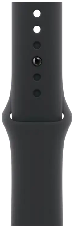 Apple Watch Series 10 GPS + Cellular 42mm Jet Black alumiinikotelo, musta Sport ranneke - S/M - MWX63QN/A - 3