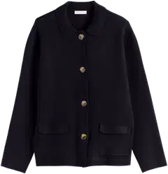 TEX naisten neuletakki I286124 - BLACK 1 - 4