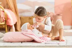 Corolle Mon Grand Poupon Vauvanukke Rose ja tarvikkeita - 15