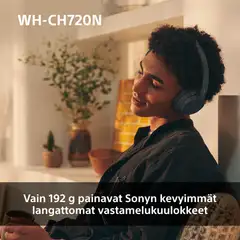 Sony langattomat vastamelusankakuulokkeet WH-CH720NB musta - 12