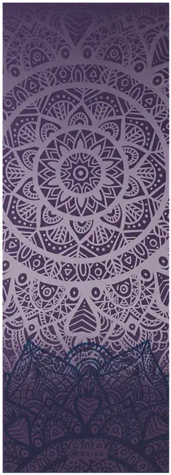 Gaiam joogamatto Purple Lattice 4mm Printed - 2
