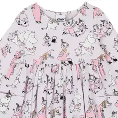 Muumi lasten mekko Helmileikki 591230 - liila - 2
