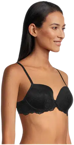 Actuelle naisten topatut rintaliivit 211ASS2004 - BLACK - 4