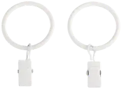 Ihanin verhorenkaat nipistimellä mattavalkoinen 32/38 mm 10kpl/pss - 3