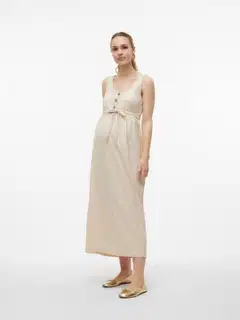 Mamalicious naisten äitiysmekko MLIVY 20019824 - French Oak - 3