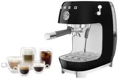 Smeg espressokeitin ECF03BLEU musta - 10
