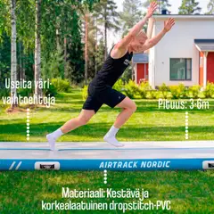 AirTrack Nordic Standard ilmavolttirata - Sininen - 5 m - 5