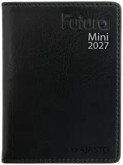 Ajasto taskukalenteri Futura Mini, musta - 1