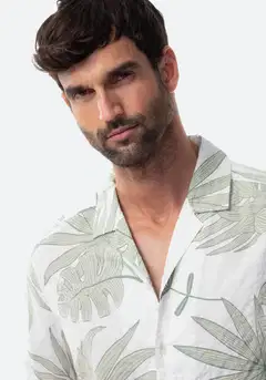 TEX miesten Hawaii-paita I274959 - Green - 6