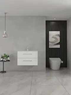 Kaisla PVC allaskaappi 80 cm vetolaatikoilla - 2