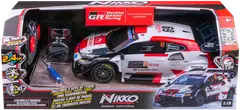 NIKKO 28 cm Toyota Gazoo Rovanperä RC-ralliauto lisärenkailla 28 cm - 2