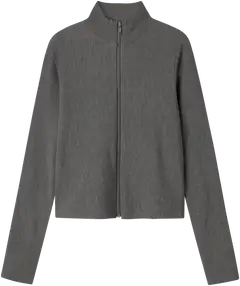 LMTD lasten neuletakki - dark grey melange - 1