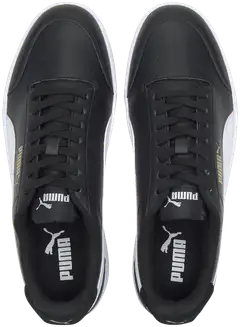 Puma miesten vapaa-ajan jalkine Shuffle Black - Black-White-Team G - 4