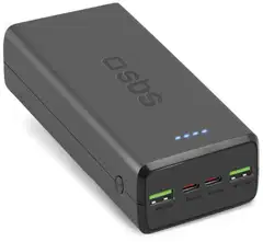 SBS varavirtalähde 2 Usb-A + 2 Usb-C 30000 Mah - 1