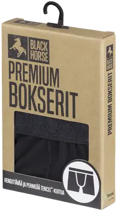 Black Horse Tencel bokserit - BLACK - 2