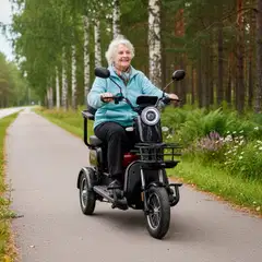 Arvo senioriskootteri p250 musta - 11