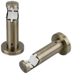 Ihanin verhotangon click-kannakkeet antiikkimessinki 19mm 2kpl/pss - 1