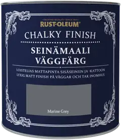 Rust-Oleum Chalky Finish 2,5l seinämaali vesiohenteinen runsaspigmenttinen harmaa - 1