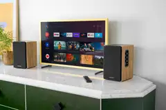 Thomson aktiivikaiutinpari Bluetooth yhteydellä WS902DUO puu - 7