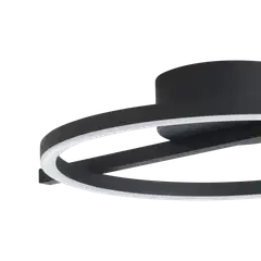 EGLO kattovalaisin Amandolo LED 17W 40 cm RGB CCT musta/valkoinen - 5