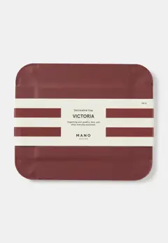 MANO ATELIER Koristetarjotin Victoria, burgundy - 2
