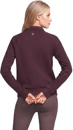 Danskin naisten scuba-collegepusero vetoketjukauluksella DCA2602B - Winetasting - 3
