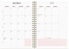 Burde Life Planner Pink A5 26/27 - 3
