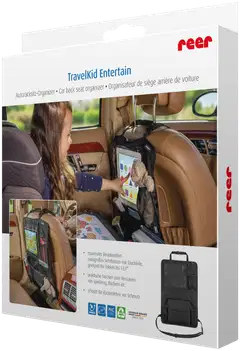 Reer potkusuoja autoon tablet-taskulla ja lokeroilla - 2