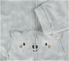 TEX BABY vauvojen fleece-setti Nalle - GREY CHINE LIGHT - 3