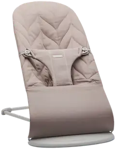 BabyBjörn sitteri bliss - kudottu, petal quilt, hiekanharmaa - 1
