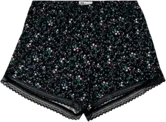 TEX naisten pyjamashortsit I969967 - BLACK 1 - 3