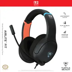 Turtle Beach Switch2 Airlite Fit pelikuuloke musta - 3