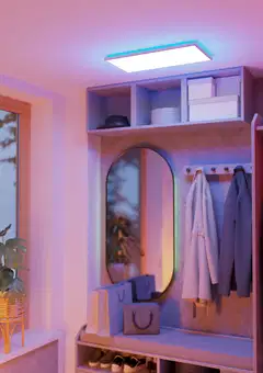 EGLO kattovalaisin Rovito-z LED 17,2W RGB CCT 57x30 cm valkoinen - 8