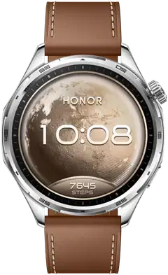 HONOR Watch 6 32MB+4GB -älykello, ruskea nahkaranneke - 1