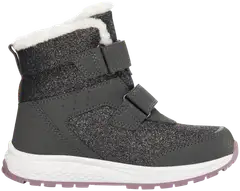 Viking lasten vedenpitävä talvikenkä Equip Glitter WP - Charcoal/ Dusty pink - 3